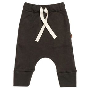 KidWild Organics Drawstring Pants Slate 18-24 M